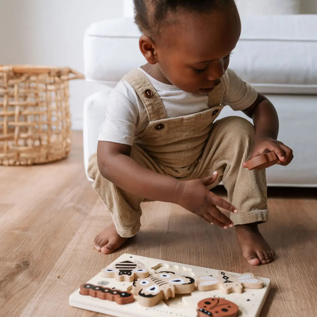 Wooden Tray Puzzle - Bugs - Wee Gallery