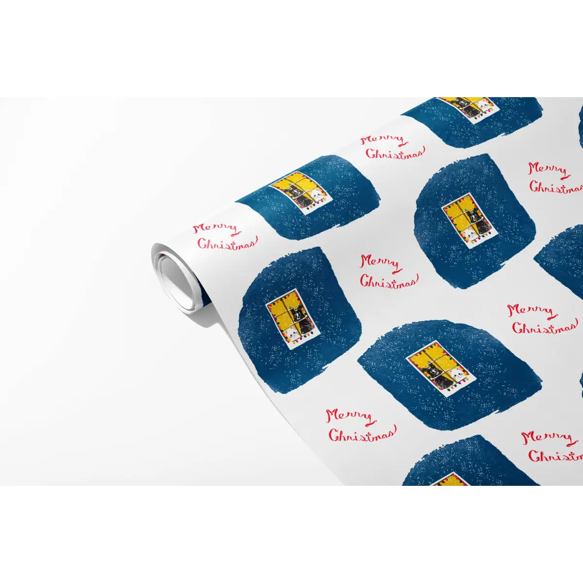 Wrapping Paper - Dog & Cat Christmas - Driscoll Design