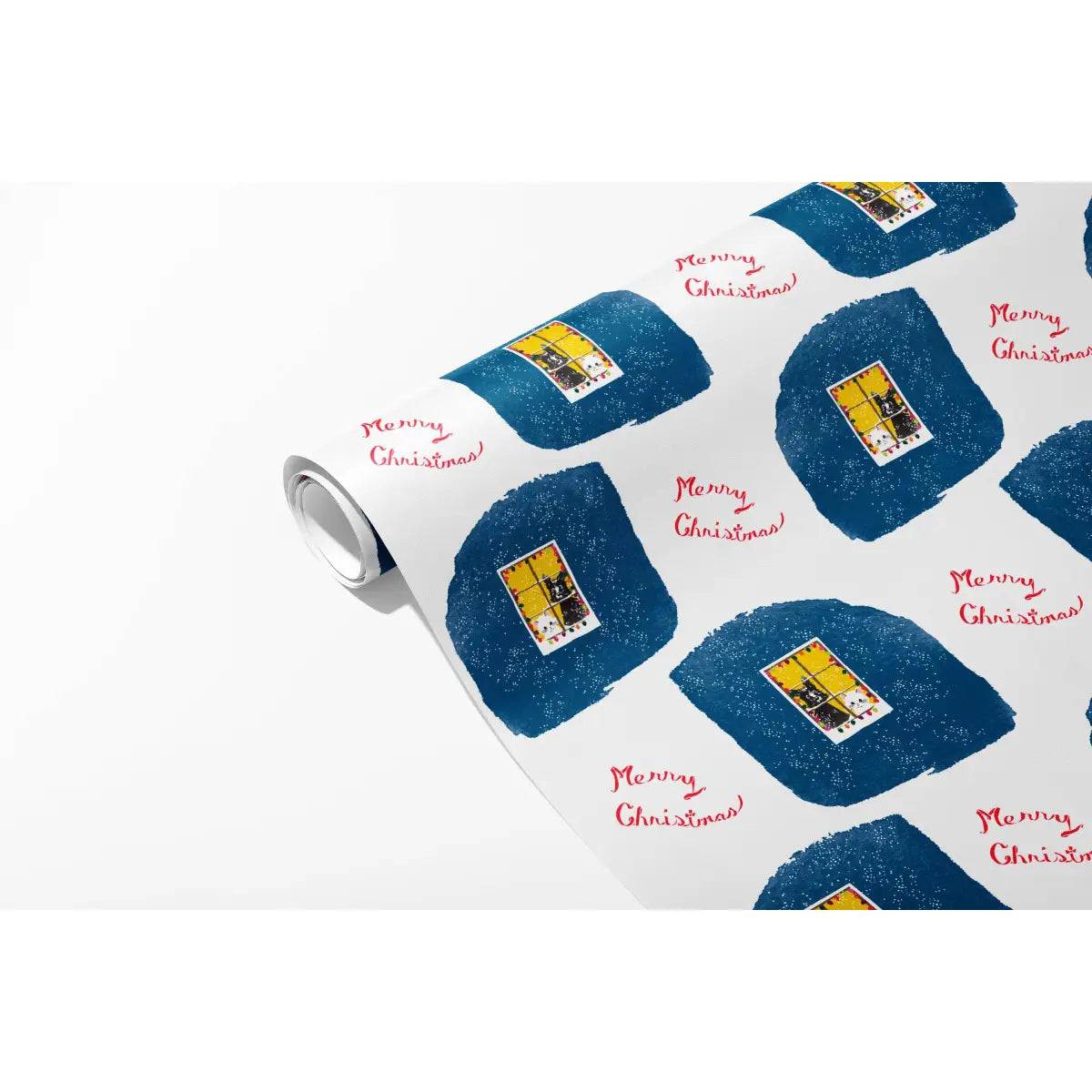 Wrapping Paper - Dog & Cat Christmas - Driscoll Design