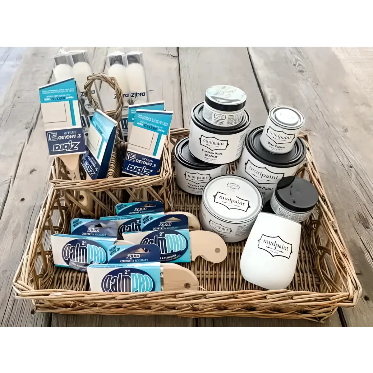 Zibra 2’’ Palm Pro Cut In & Furniture Paint Brush - MudPaint