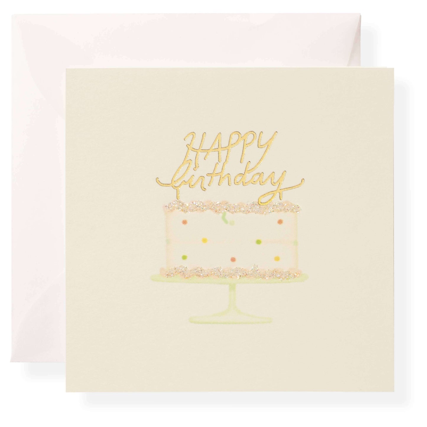 Gift Enclosure Card - Sprinkles Birthday Cake