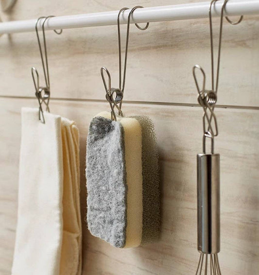 Stainless Steel Kitchen Hook Clips - Fodory