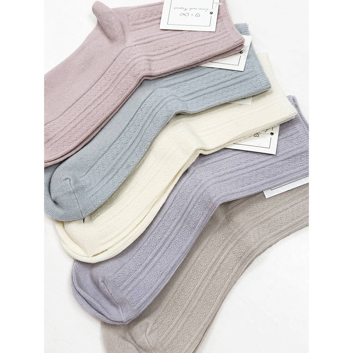 Soft Pastel Everyday Socks - Love and Repeat
