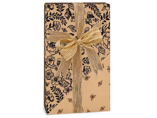 Floral Gift Wrap Square 24" x 24"