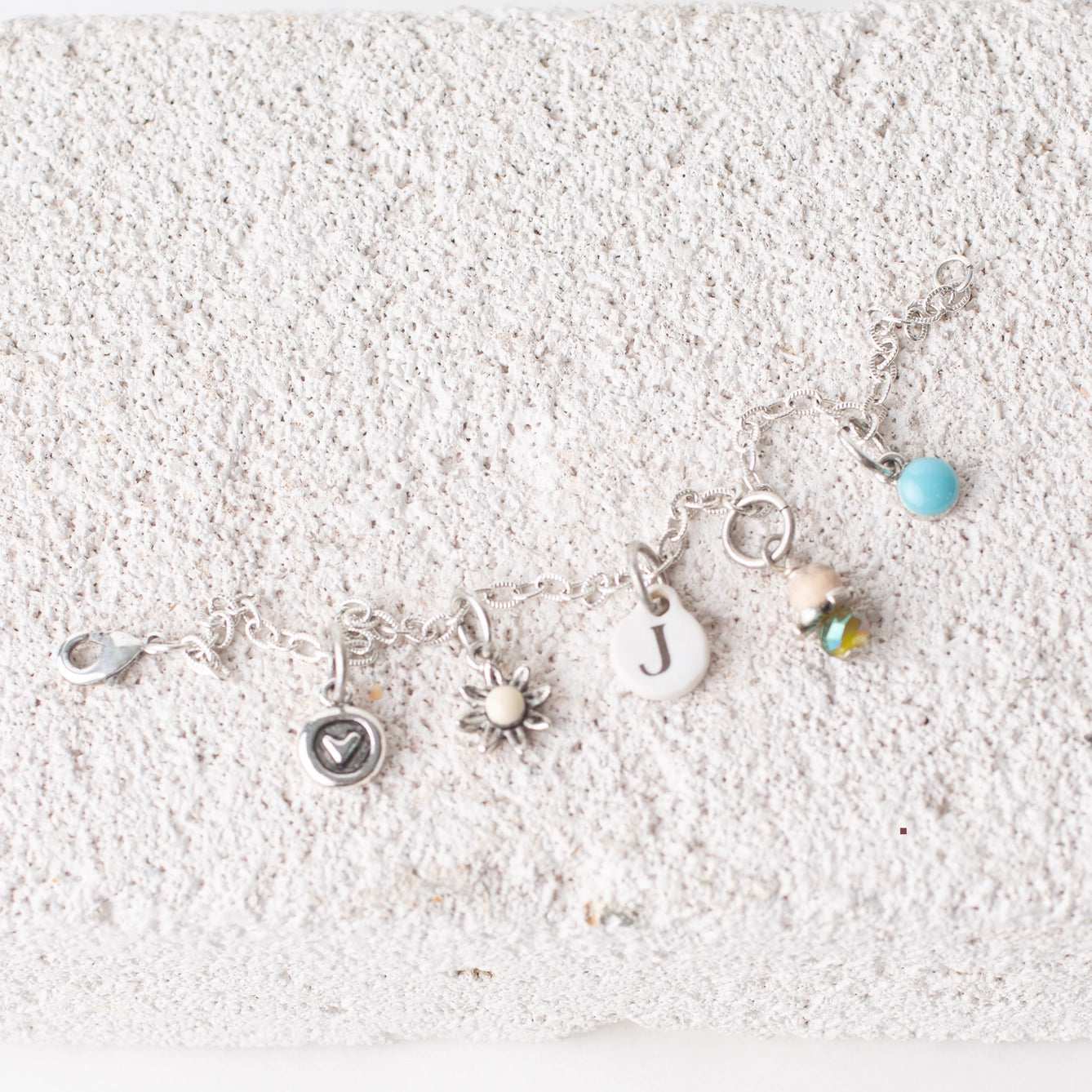 Dainty Chain Bracelet for Charms - Gold or Silver - Adjustable