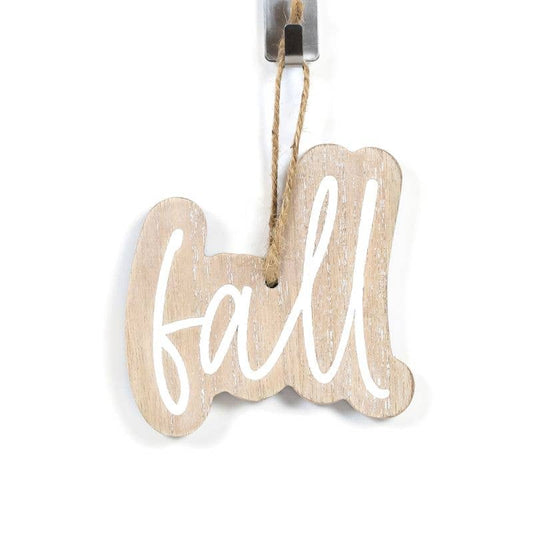 FALL Wood Ornament - 4x4x.25