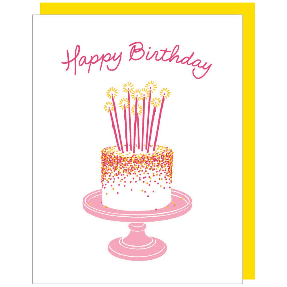 Birthday Card - Fancy Cake