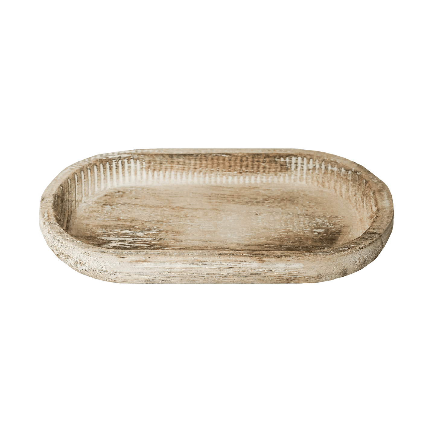 Plateau en bois rustique 