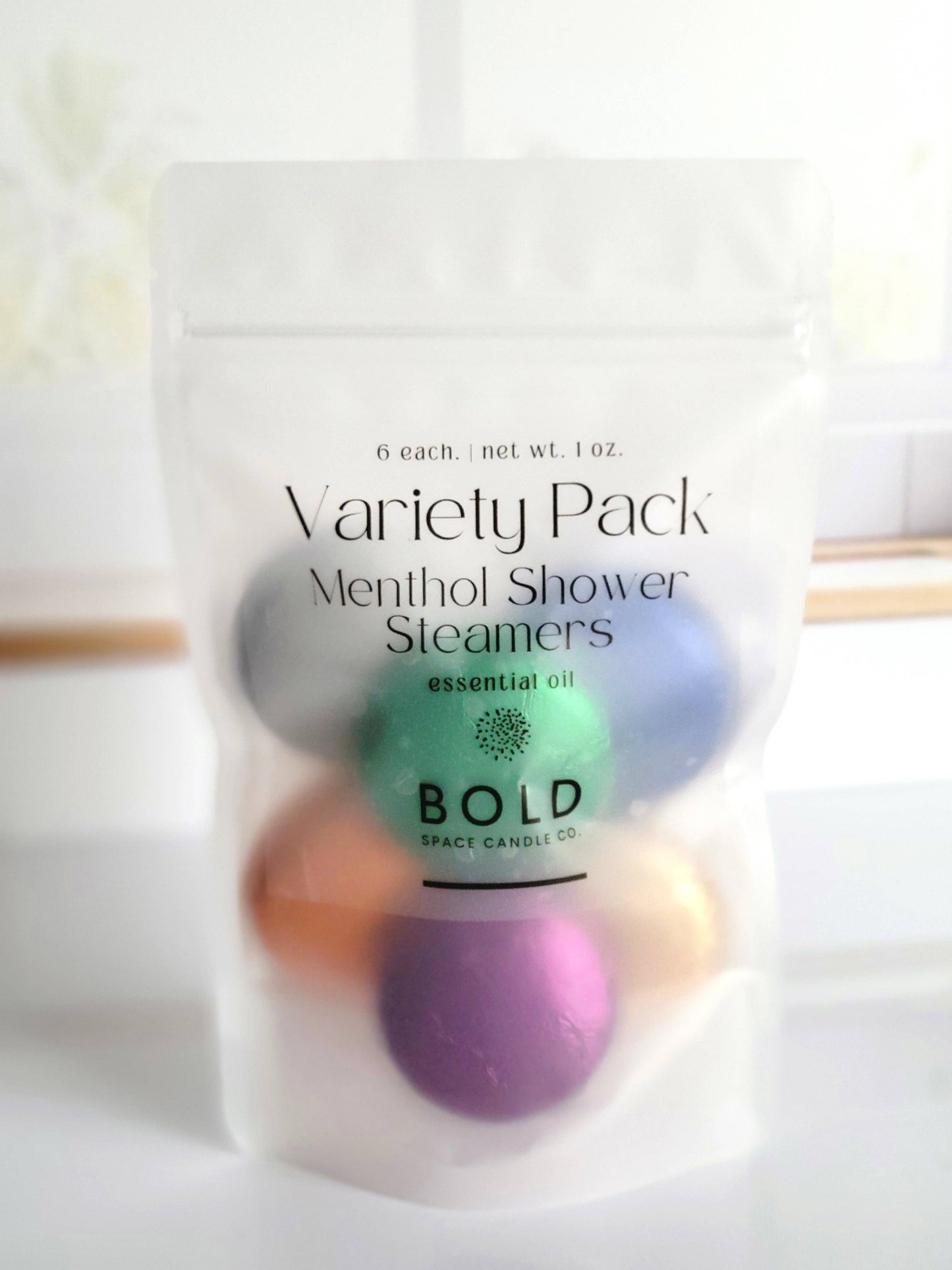 Shower Steamers - Variety Pack - 6 scents - Bold Space Candle Co.