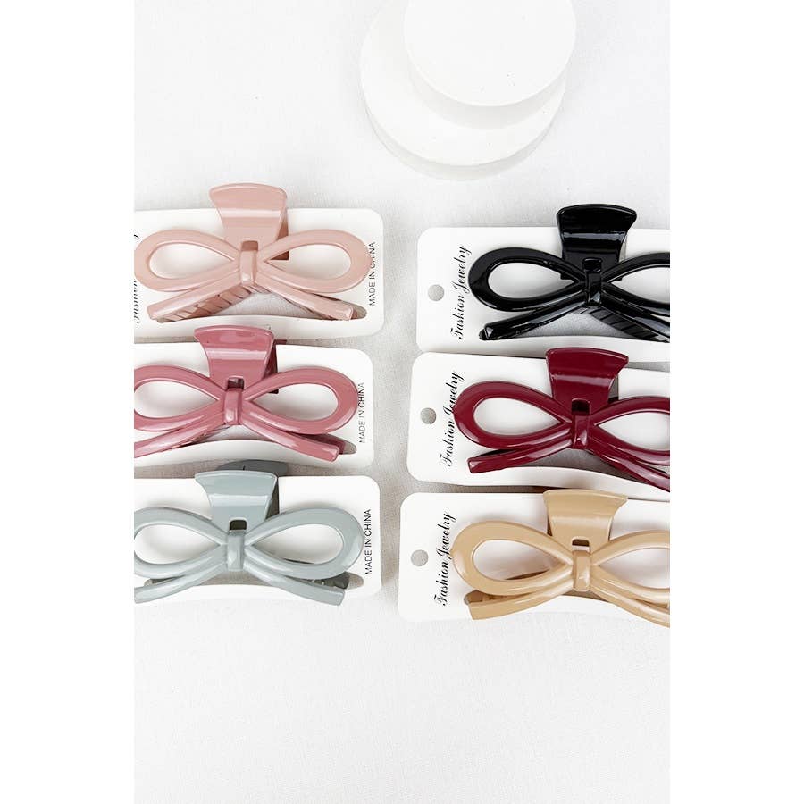 Knotted Bow Hair Claw Clip - Love and Repeat