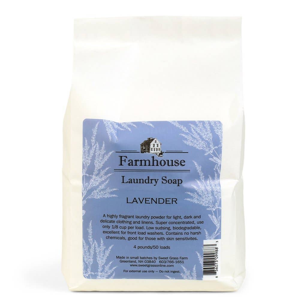 All-Natural Laundry Soap Concentrate: Fresh White Lilac