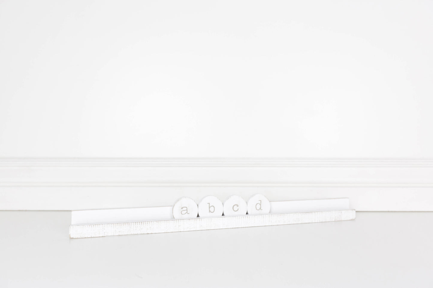 White Wood Letter Board Ledgie 20"