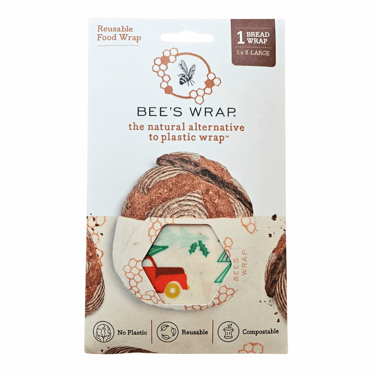 Holiday Bread Wax Food Wrap - Winter Wonderland