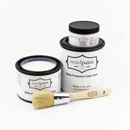 1’’ Natural Bristle Paint Brush - MudPaint