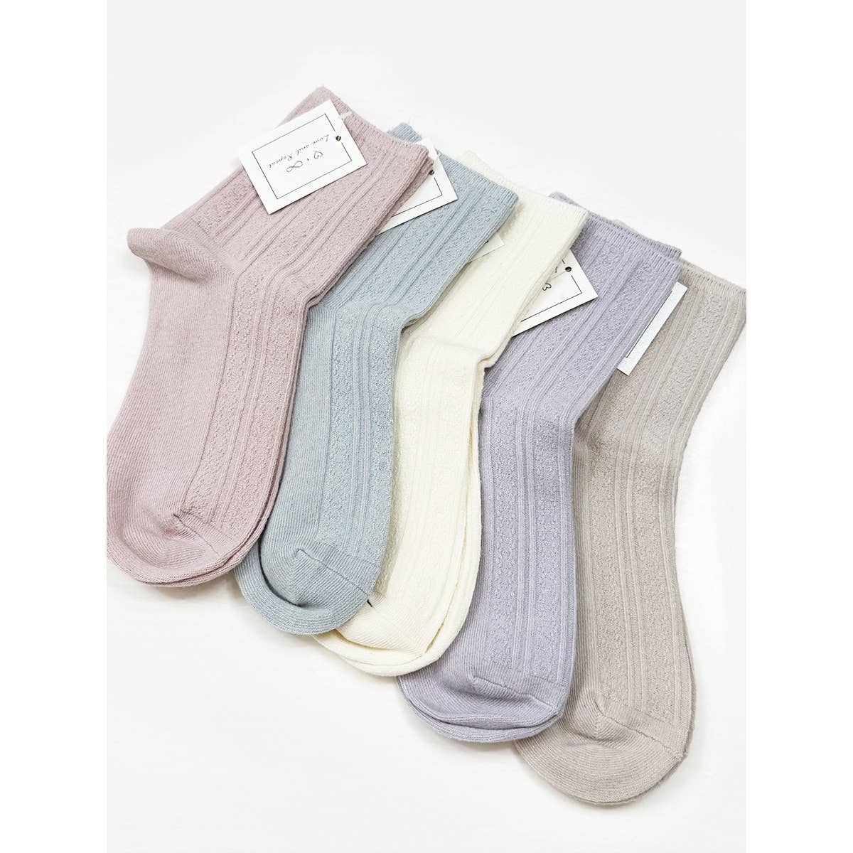 Soft Pastel Everyday Socks - Love and Repeat