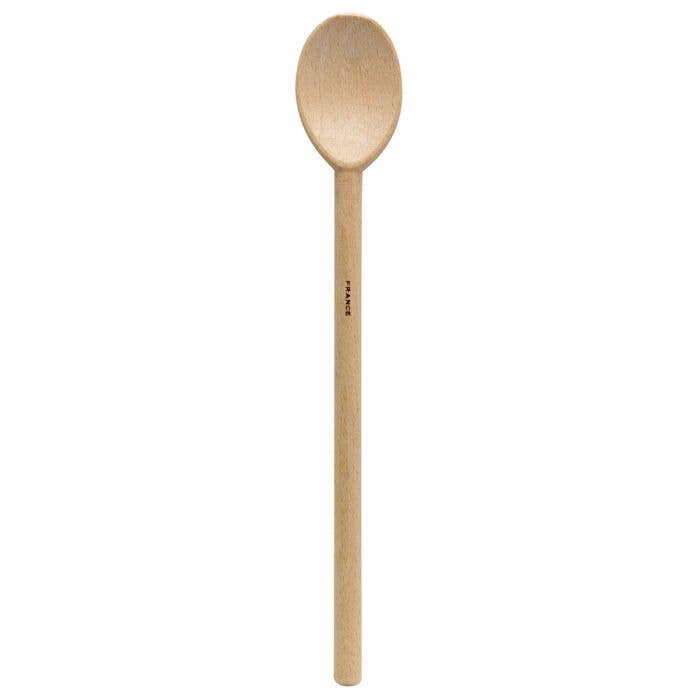 French Wooden Mixing Spoon 12in - HIC - Harold Import Co.