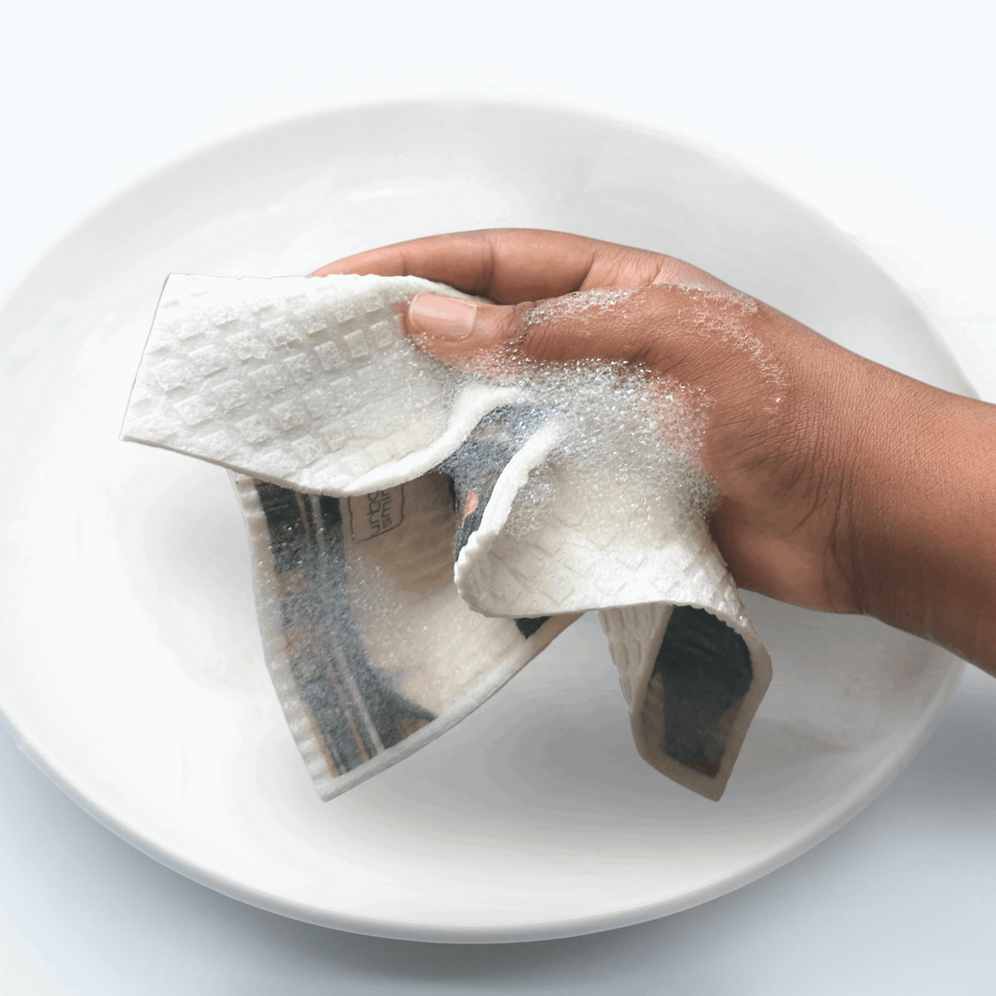 Funny Retro Swedish Dishcloth - Small Town