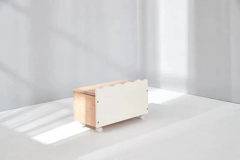 Mueble de almacenamiento de juguetes con tapa Calla: banco y caja de almacenamiento 2 en 1