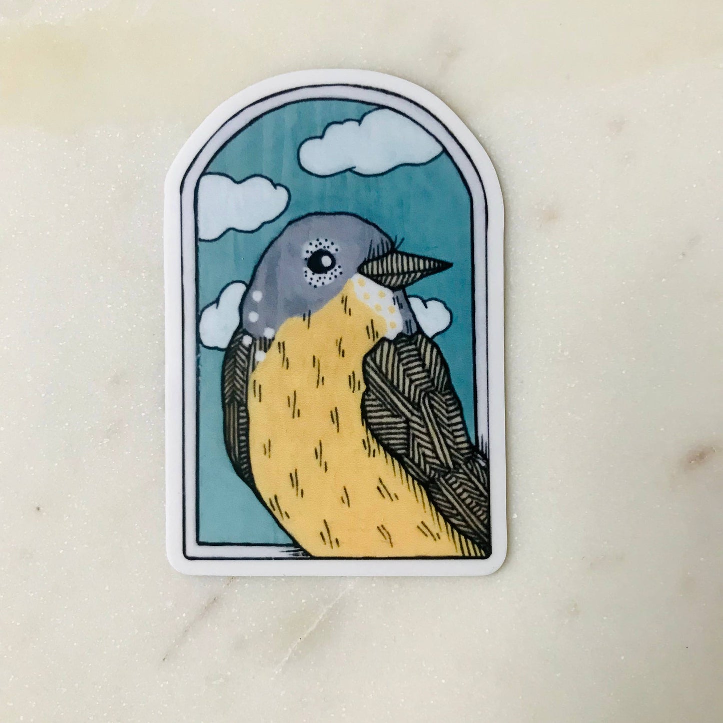 Warbler Arch Vinyl Sticker