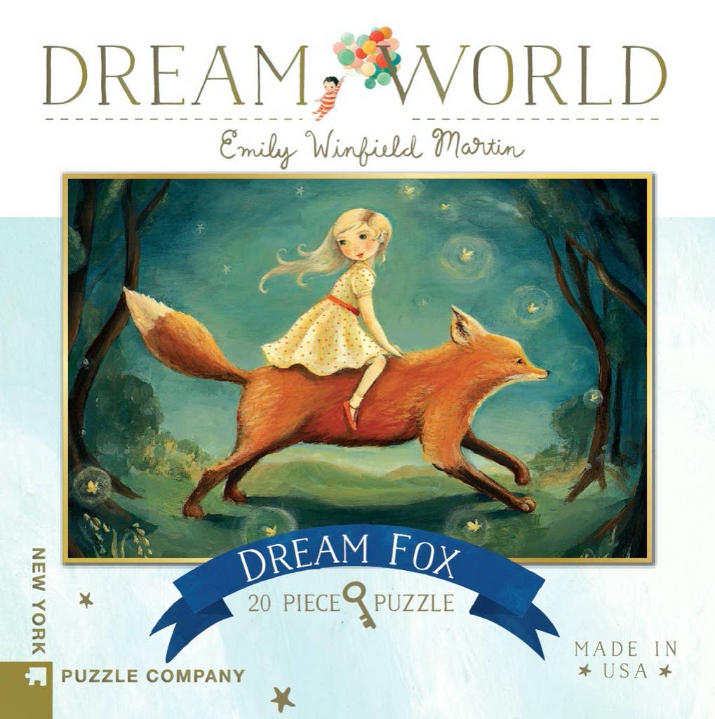 Dream Fox by Emily Winfield Martin - 20 Piece Mini Puzzle