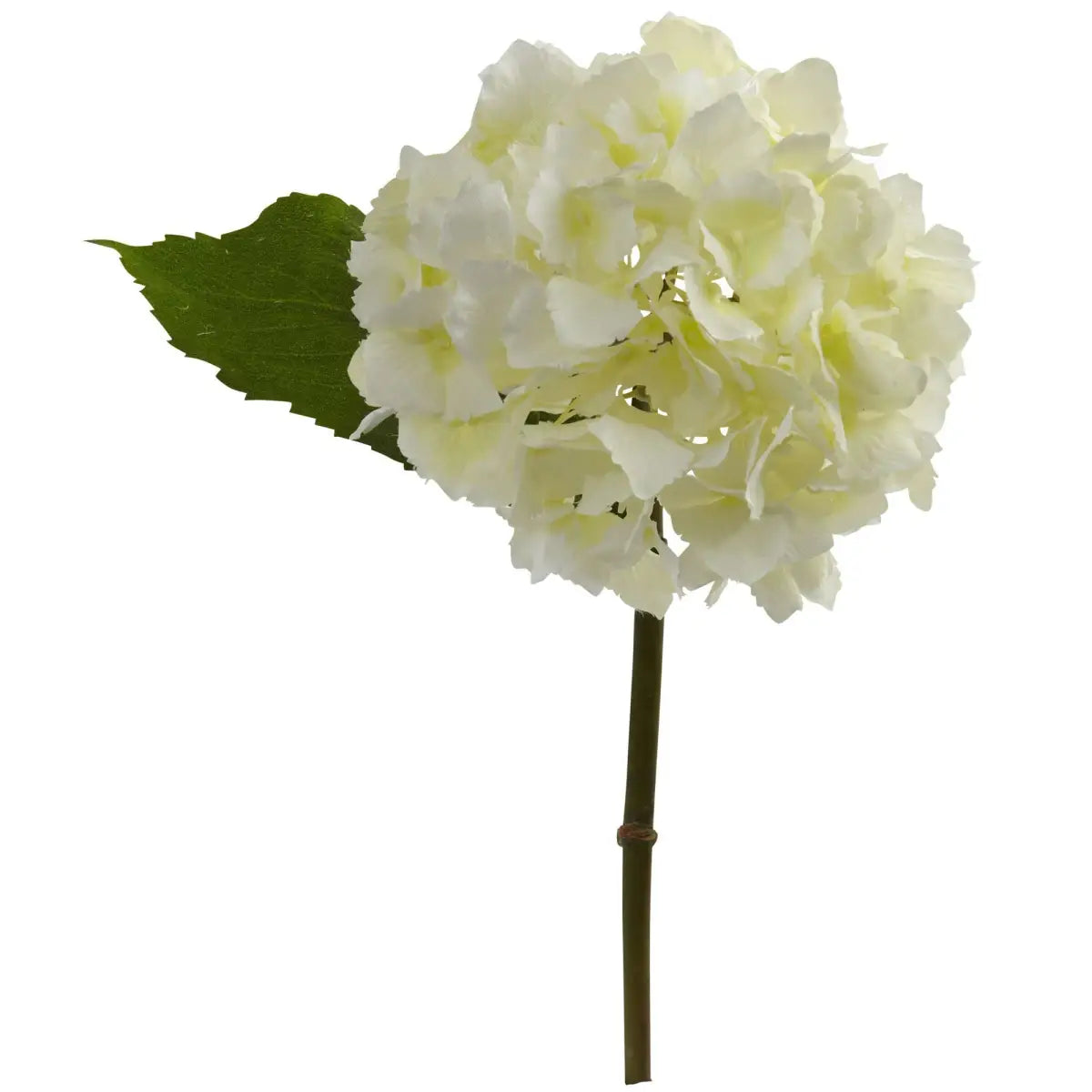 12” Hydrangea Artificial Flower (Set of 12) - Cream - Nearly Natural