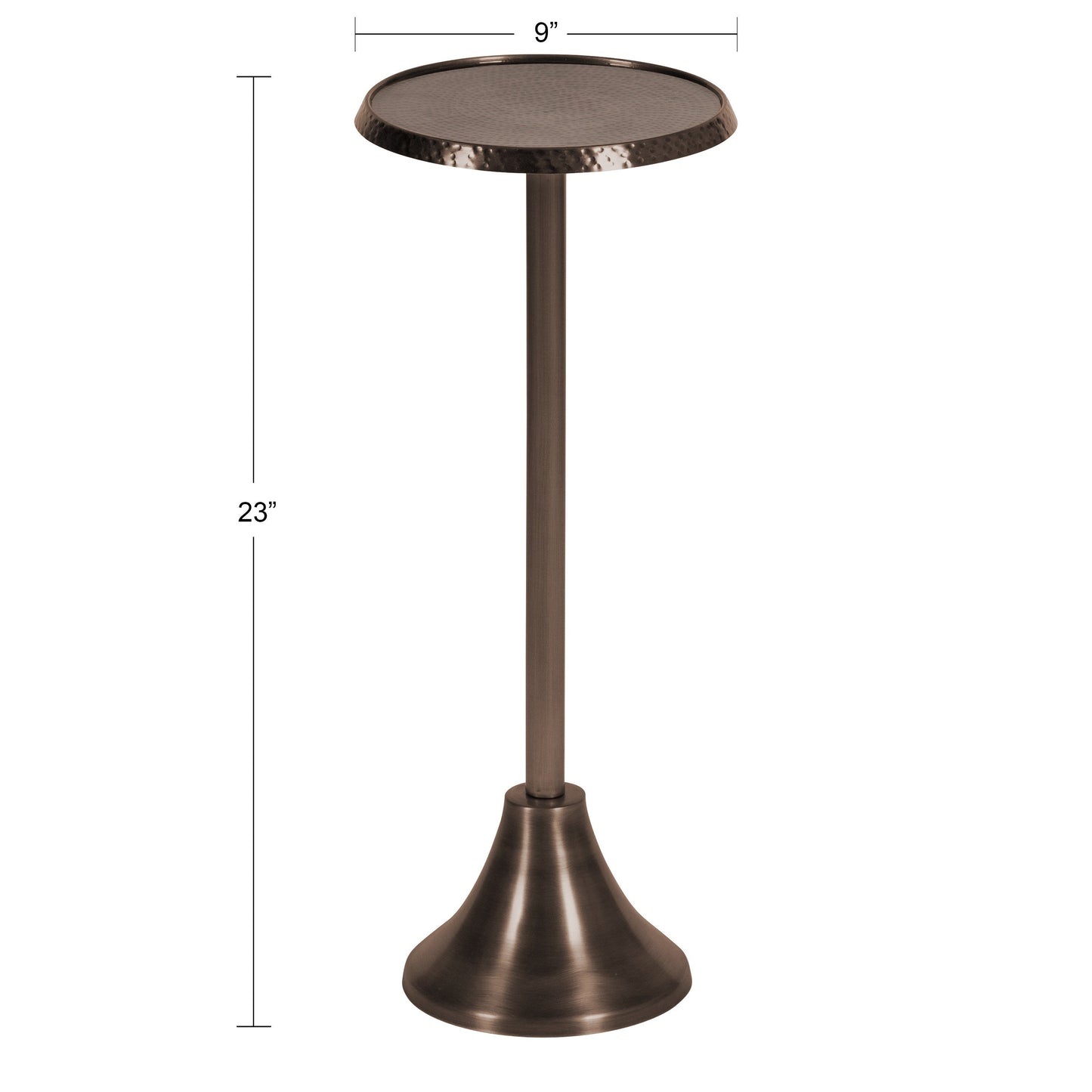 Sanzo Metal Cocktail Table or Plant Stand