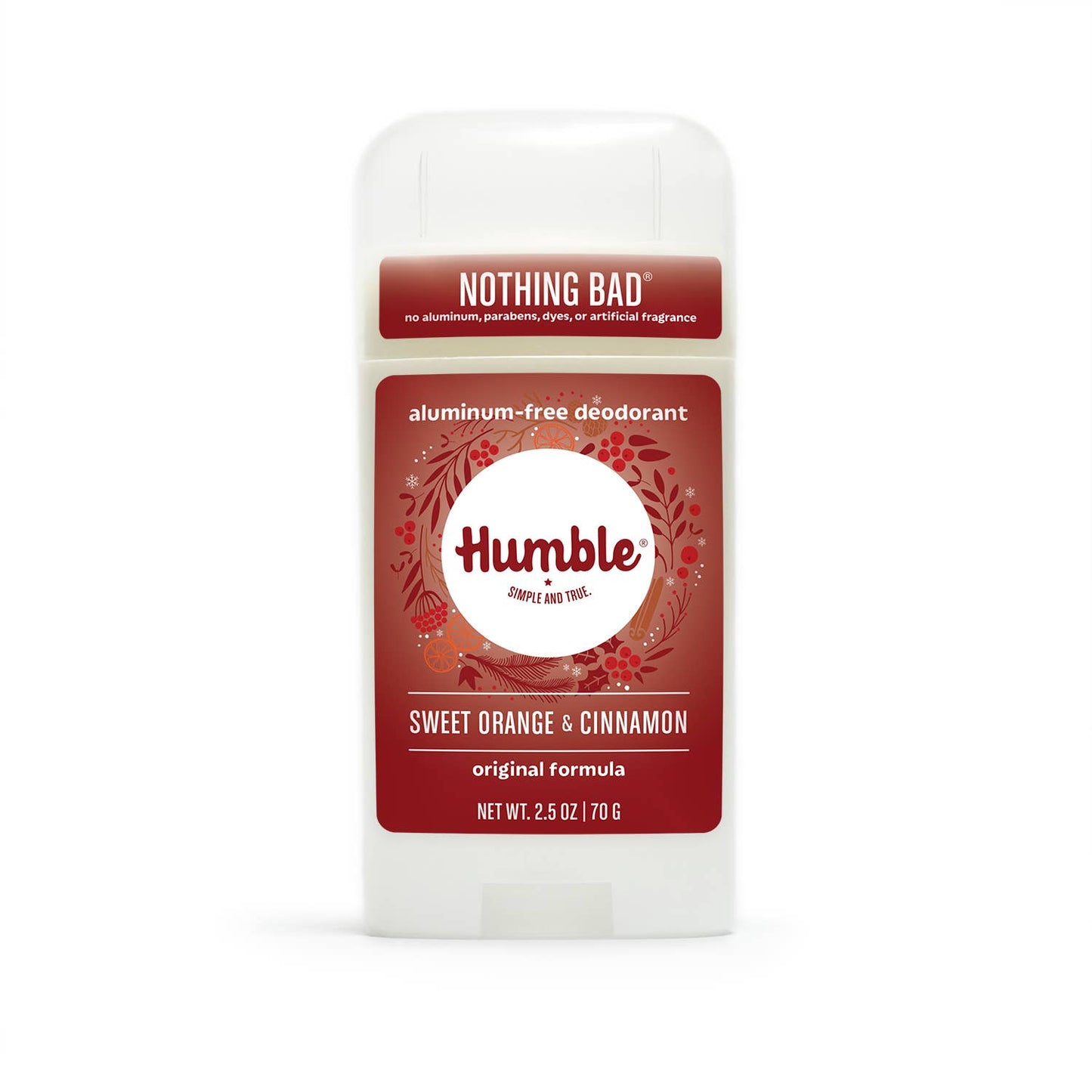 Natural Deodorant - Sweet Orange & Cinnamon - Humble Brands Inc.