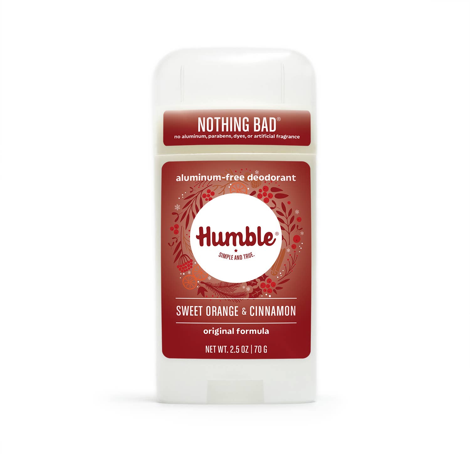 Natural Deodorant - Sweet Orange & Cinnamon - Humble Brands Inc.