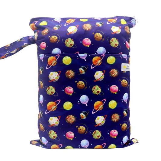 Bolsa impermeable de dos bolsillos de Happy BeeHinds - Food Planets