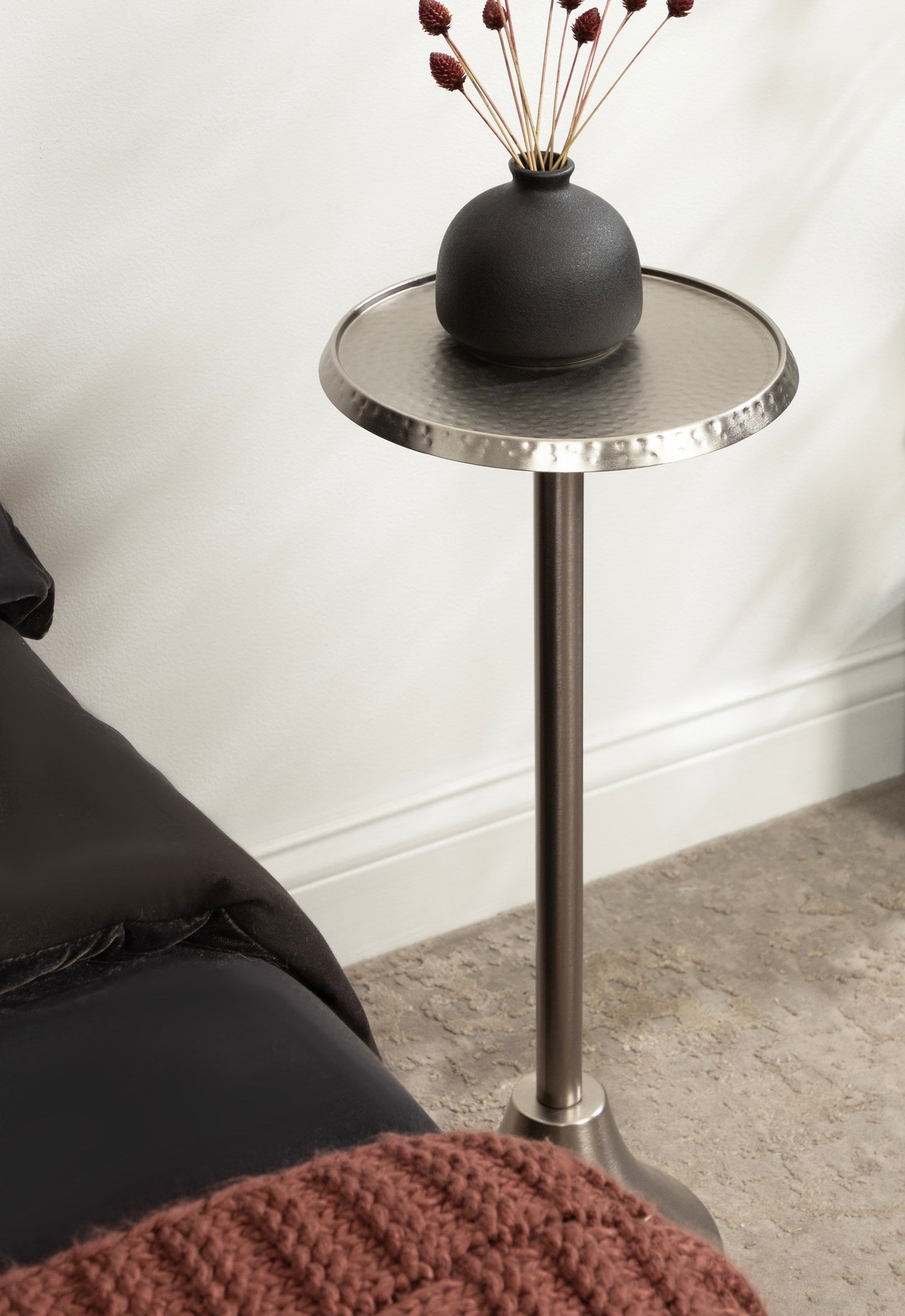 Sanzo Metal Cocktail Table or Plant Stand