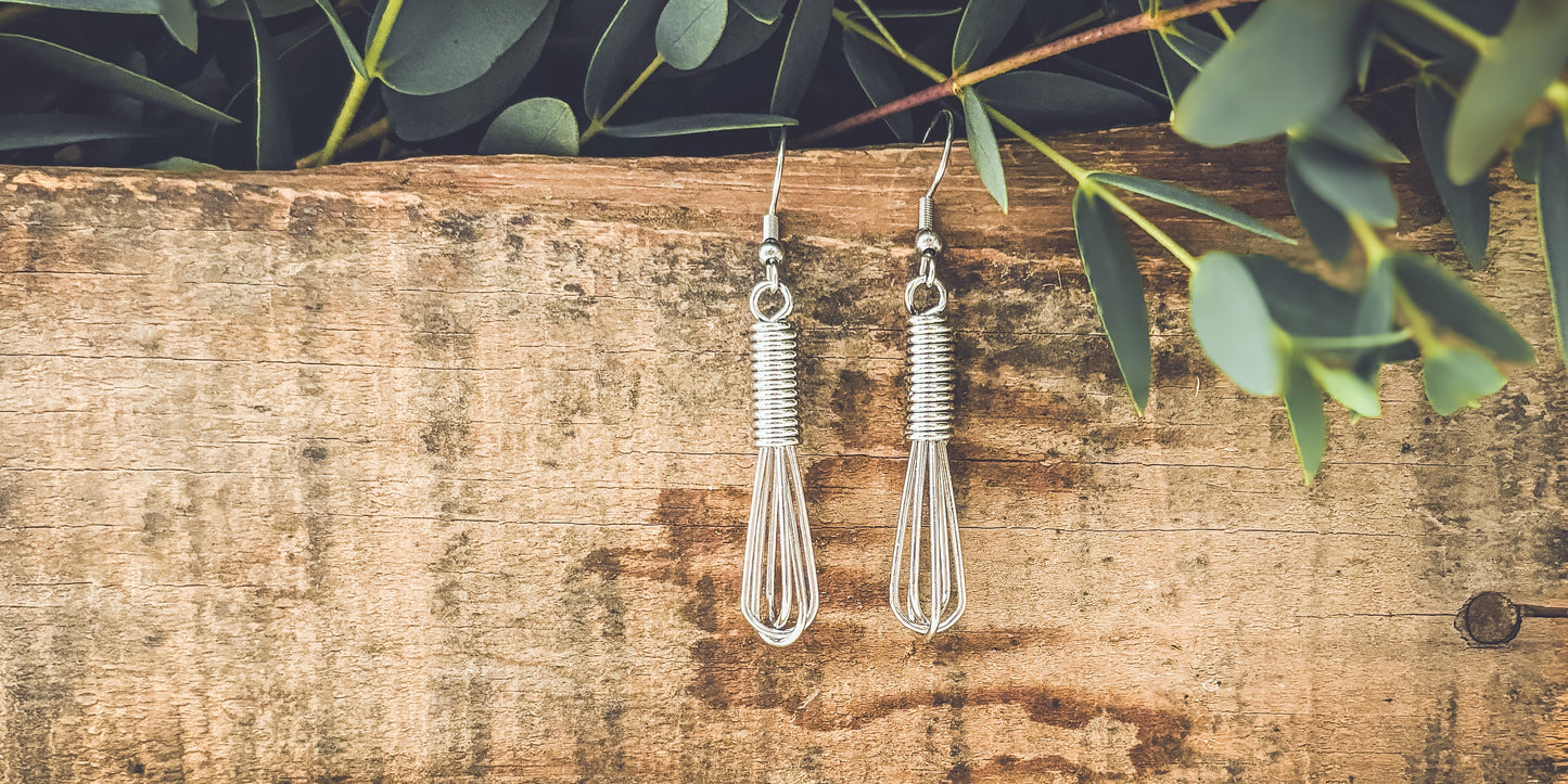 Adorable Baking Whisk Earrings