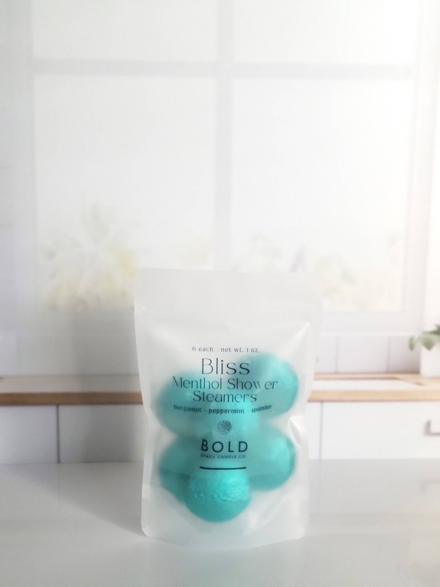 Shower Steamers - Bliss – Bergamot Peppermint & Lavender - 6 pack - Bold Space Candle Co.