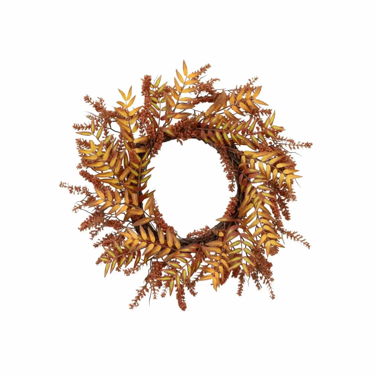 18” Harvest Berry Artificial Wreath - Nearly Natural