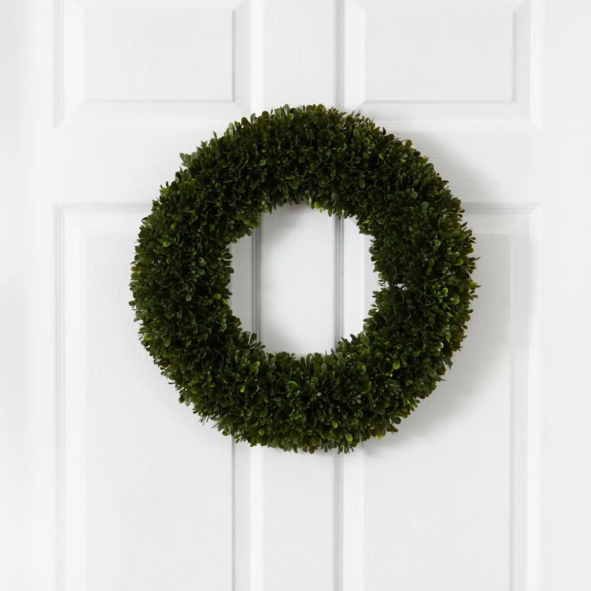 19.5” Tea Leaf Wreath UV Resistant (Indoor / Outdoor) - Nearly Natural
