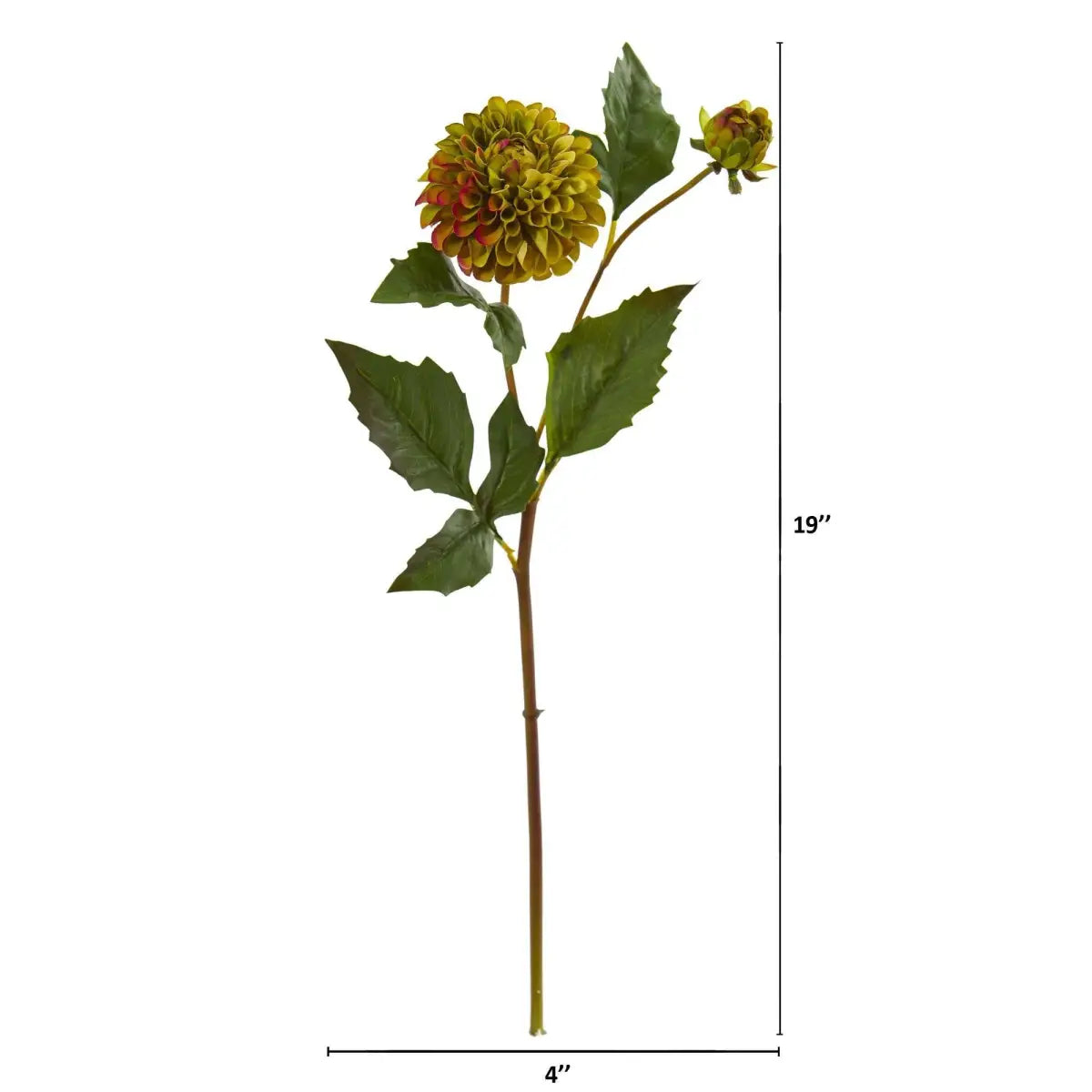 19” Dahlia Artificial Flower (Set of 6) - Nearly Natural