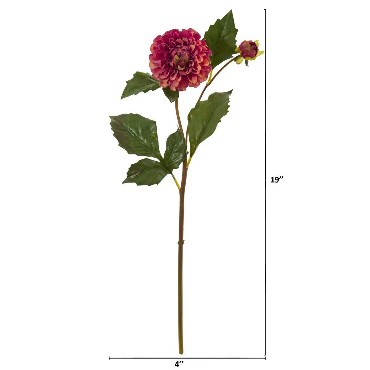 19” Dahlia Artificial Flower (Set of 6) - Nearly Natural