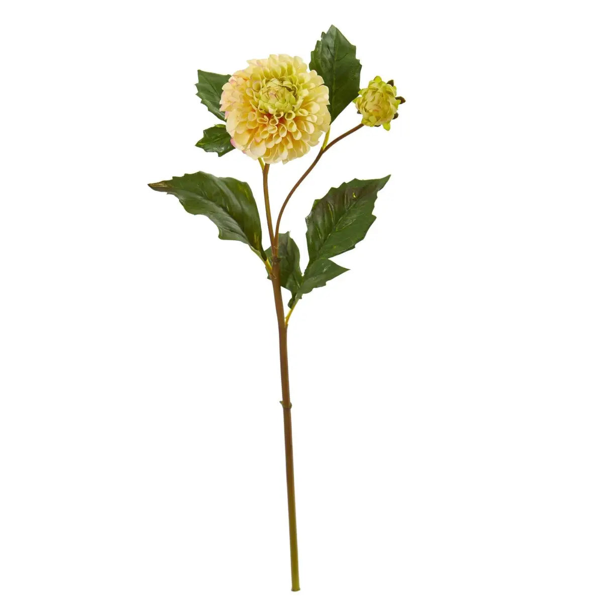 19” Dahlia Artificial Flower (Set of 6) - Yellow - Nearly Natural