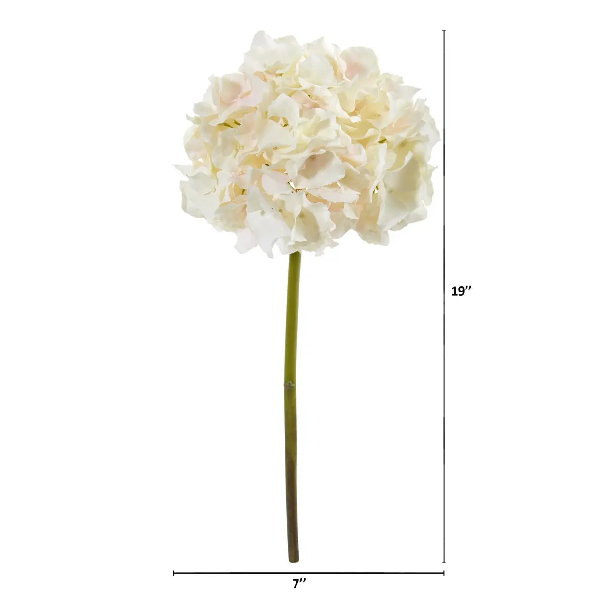 19” Hydrangea Artificial Flower (Set of 6) - Nearly Natural