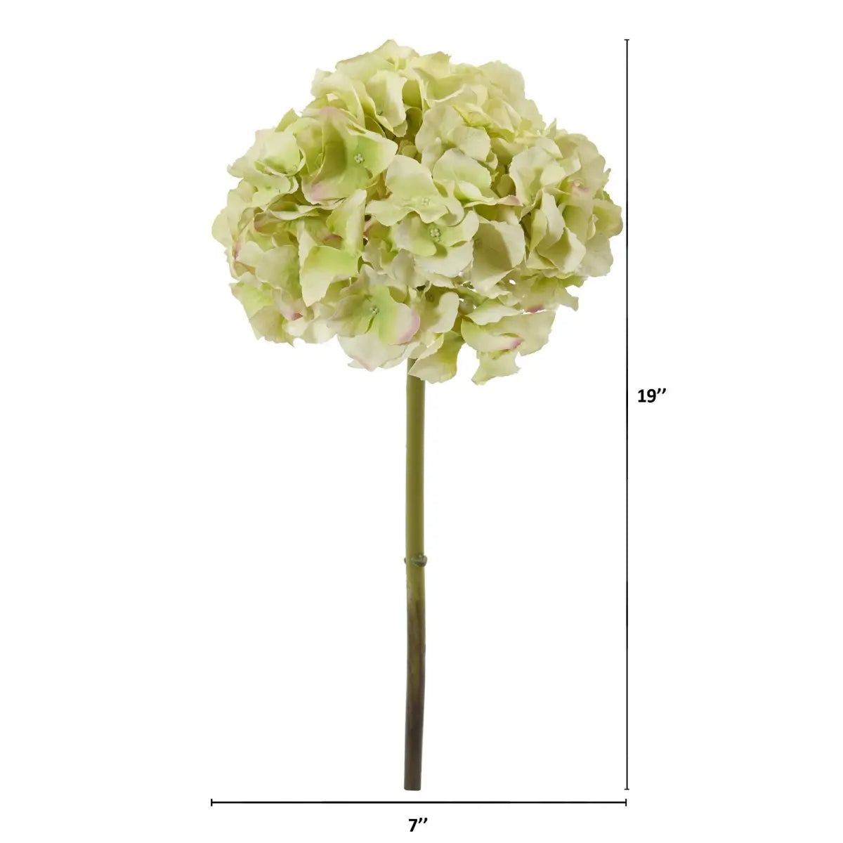 19” Hydrangea Artificial Flower (Set of 6) - Nearly Natural