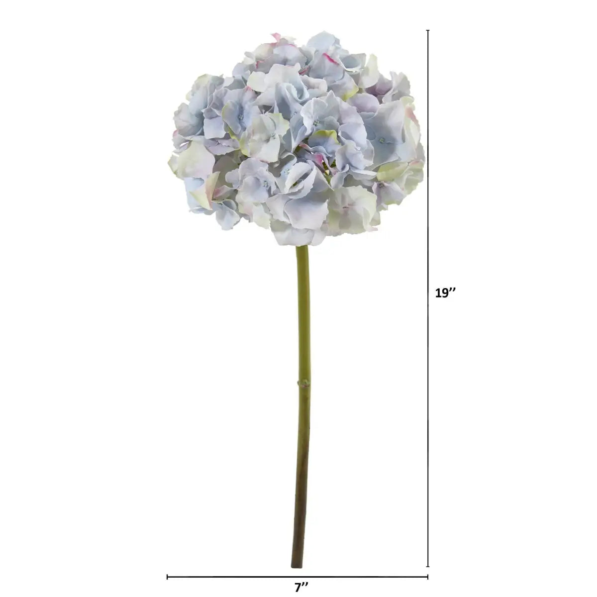 19” Hydrangea Artificial Flower (Set of 6) - Nearly Natural