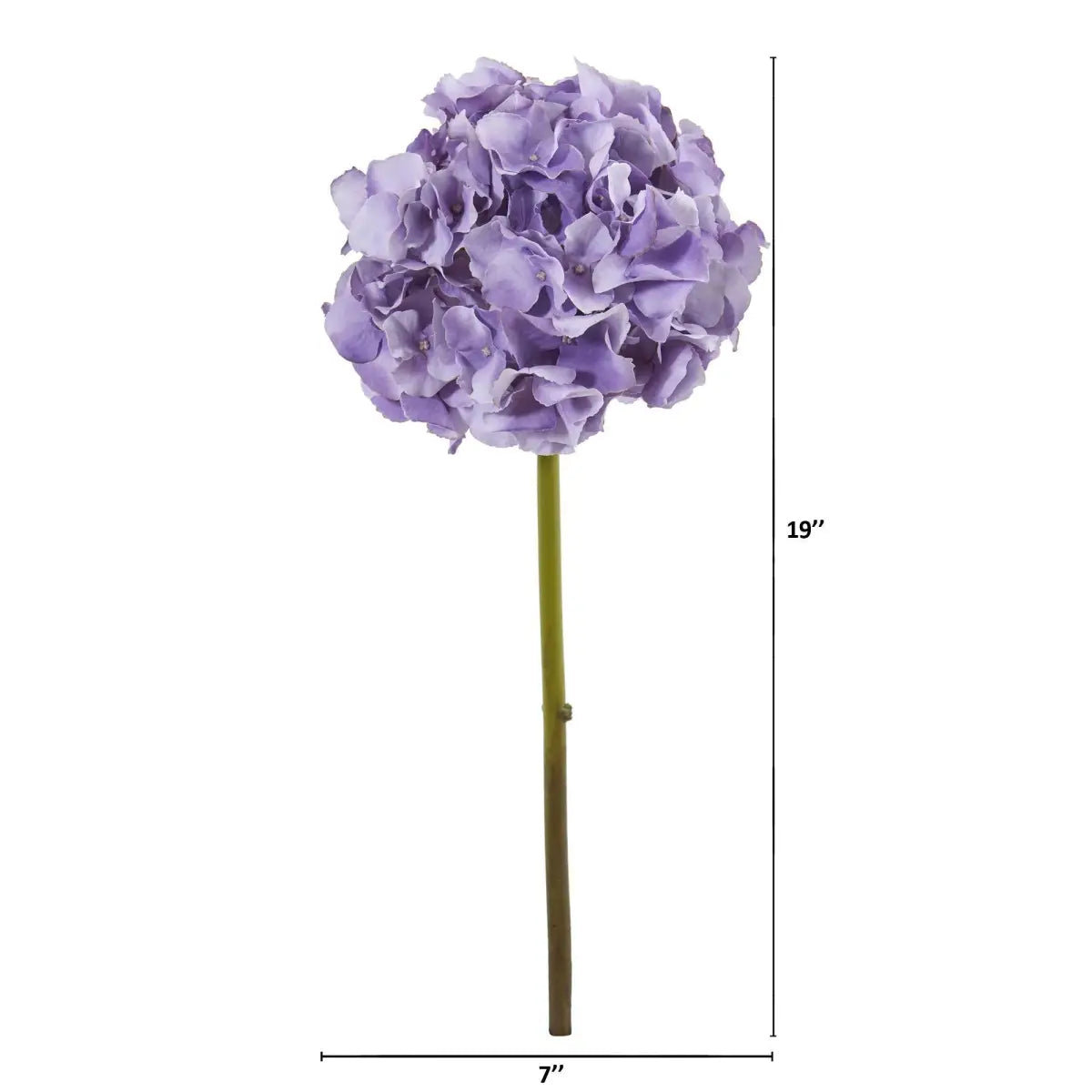 19” Hydrangea Artificial Flower (Set of 6) - Nearly Natural