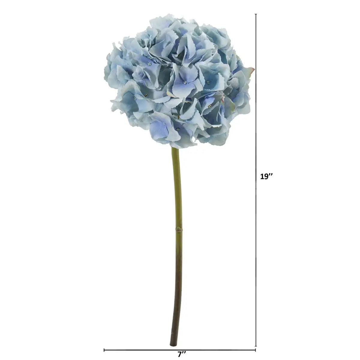 19” Hydrangea Artificial Flower (Set of 6) - Nearly Natural