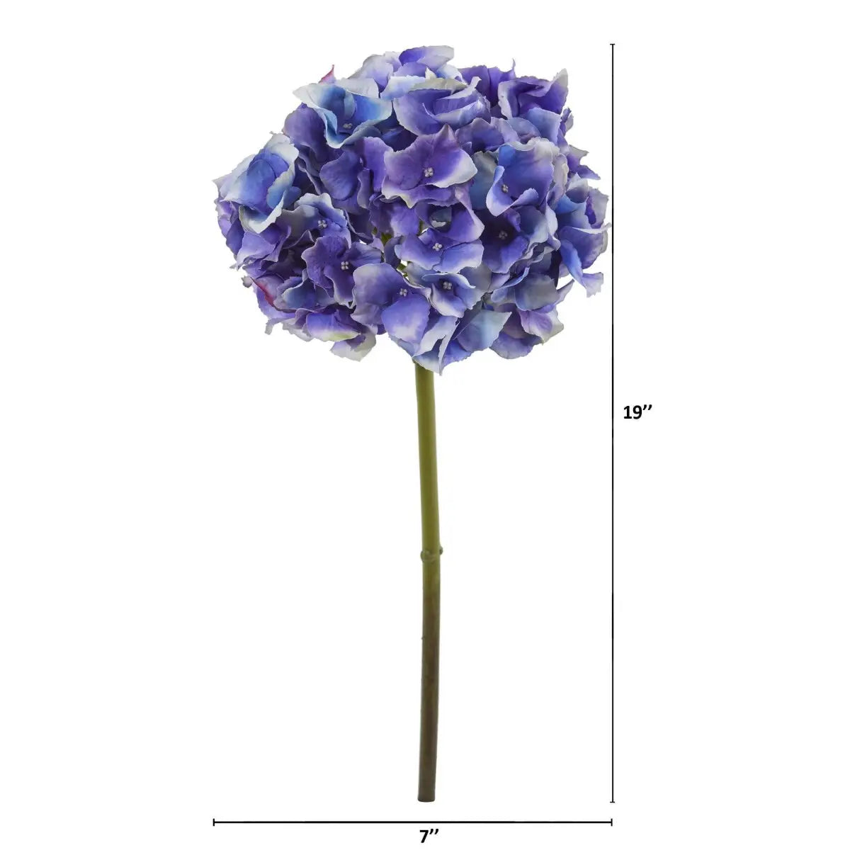 19” Hydrangea Artificial Flower (Set of 6) - Nearly Natural