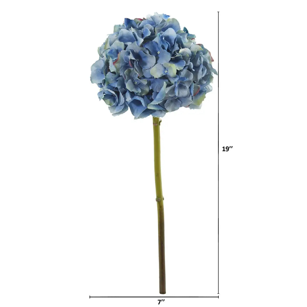 19” Hydrangea Artificial Flower (Set of 6) - Nearly Natural