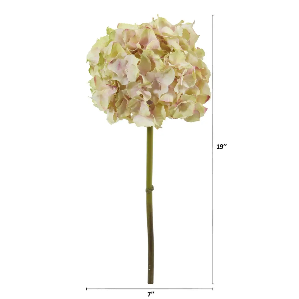 19” Hydrangea Artificial Flower (Set of 6) - Nearly Natural