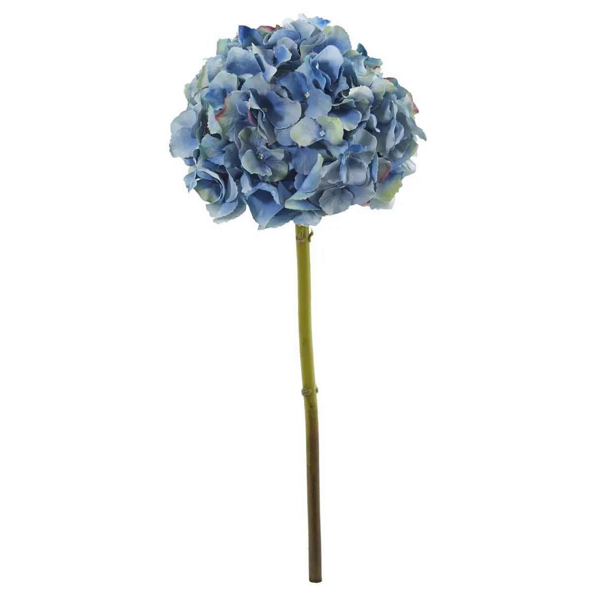 19” Hydrangea Artificial Flower (Set of 6) - Blue - Nearly Natural