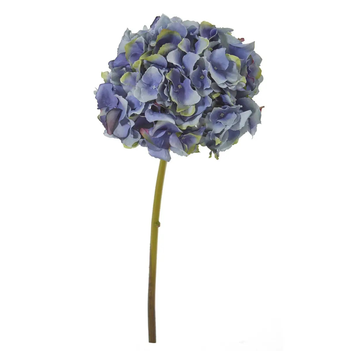 19” Hydrangea Artificial Flower (Set of 6) - Dark Blue - Nearly Natural