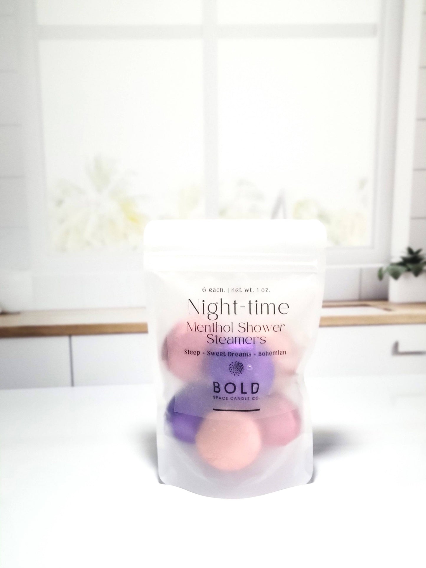 Shower Steamers – Night Time Collection - 6 pack 3 scents - Bold Space Candle Co.