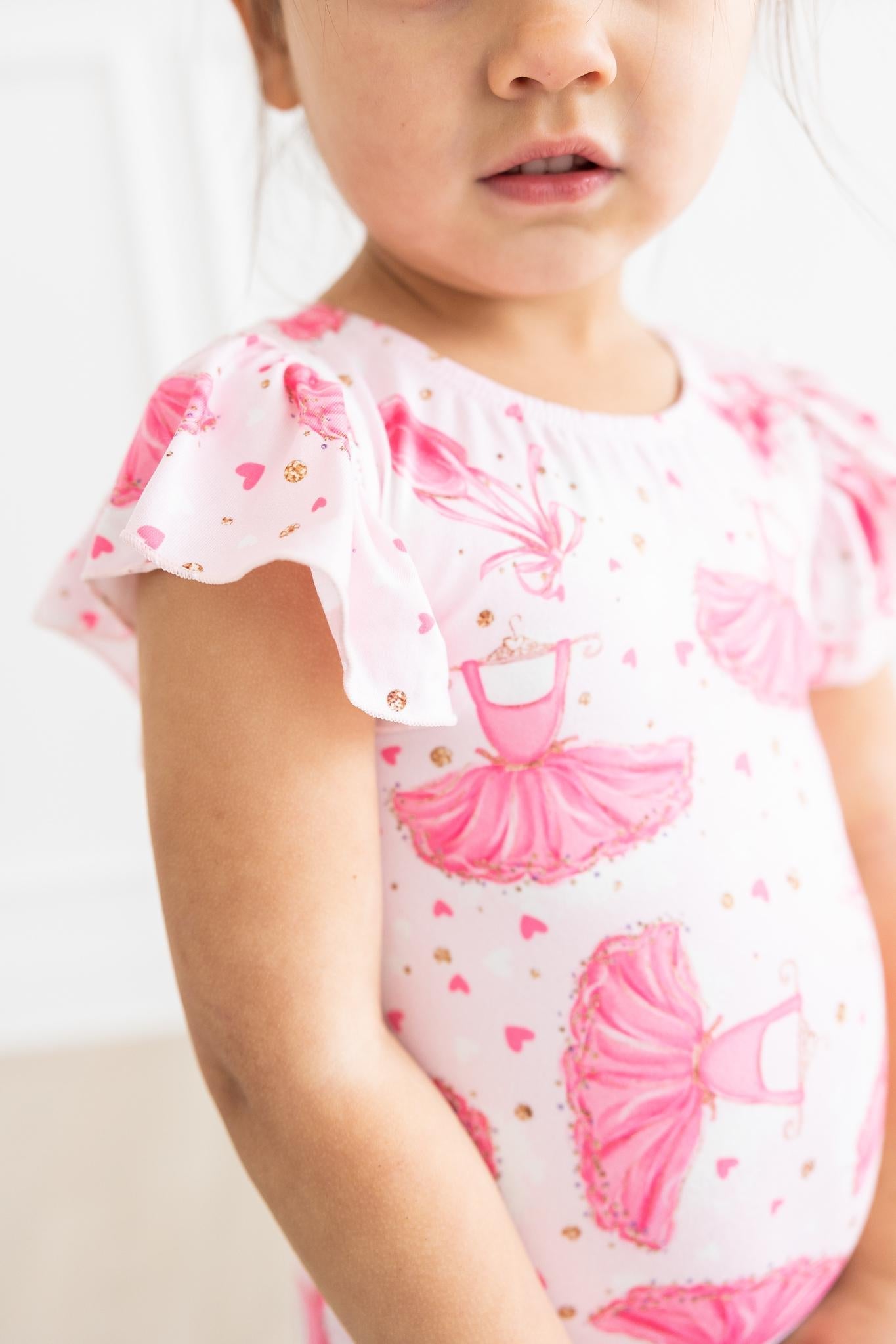 Pirouette Ballet Flutter Sleeve Leotard - Mila & Rose ®