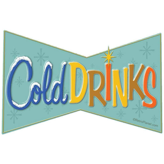 Cold Drinks Sticker